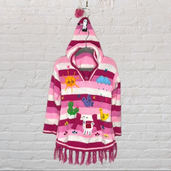 Chalmoda Other - Chalmoda Peruvian Knit Hoodie Dress